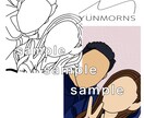 オシャレなイラスト（線画）をお描きします お気に入りの画像を素敵なイラストにしてみませんか？ イメージ5