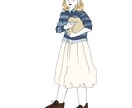 SNS・note用大人可愛いイラスト描きます 気分に寄り添うやわらかイラスト作成します イメージ7