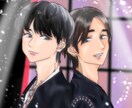 SNS・動画に使える！雰囲気重視のイラスト描きます シンプル背景でキャラを魅せる1枚を制作します イメージ5