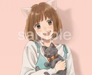 SNS用アイコンイラスト作成致します 柔らかい雰囲気の可愛い女の子や男の子のイラスト イメージ6