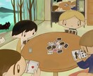 ゆるゆるいらすと受付ます 色の混ざり合いが好きな方向けです イメージ1