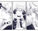 背景に使えるお花など、小物も人物も描きます シンプルな線画メインのイラストです イメージ2