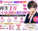 Instagramリール再生を自然に拡散します 再生1万＋いいね200＋保存100｜分割OK イメージ1