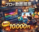 実績掲載OKで特価　丸投げOK！動画編集できます 丸投げOK！なんでも相談可能！ イメージ1