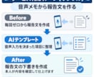 AIで毎日の文章業務を効率化します 業務整理からAIテンプレート作成・使い方まで支援 イメージ2