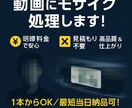 動画モザイク処理を丁寧＆低価格で対応します 面倒な見積もり不要でそのまま注文可能です！ イメージ1