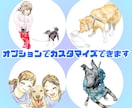 えがお似顔絵♡お洒落で優しいアイコン描きます ♡お写真を素敵なイラストにしませんか？ イメージ5