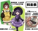 TRPG用の立ち絵製作いたします オリジナルの立ち絵でTRPGをもっと楽しく イメージ3
