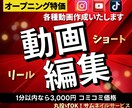 ショート動画｜YouTube動画 編集します 先着10名様限定｜コミコミ3,000円編集 イメージ1