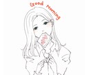 食べ物とかわいいキャラを描きます キャラクターが好きな食べ物を食べるシーンをイメージ イメージ5