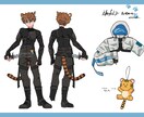 キャラ設定画作成　キャラデザ・コーディネートします 理想の「うちの子」設定画を一緒に作りませんか？ イメージ6