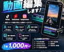 ショート動画の動画編集をします 費用を抑えたいらという方におすすめです イメージ1