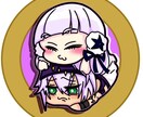アイコン描かせて頂きます 可愛いイラスト描きます缶バッジ等にも使えます。 イメージ4