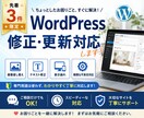 先着3件★WordPress修正・更新対応します 画像差し替え・テキスト修正・表示崩れ・軽微な不具合対応 イメージ1