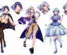 6月まで限定価格★キャラクターを描きます 空気感のあるキャラクターイラストが得意です イメージ3