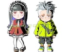 可愛くてかっこいい印象に残るキャライラスト描きます 立ち絵、Vtuberさん、ヘッダー、サムネ、動画・配信にも◎ イメージ5