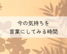 仕事や恋愛の悩み そのモヤモヤ、正体を言葉にします オリジナルカードを使い、本音を整理していく対話セッション イメージ2