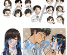 イラストオーダー承ります SNSアイコン、創作、似顔絵、夢絵まで幅広くご対応します！ イメージ3