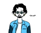 かわいいアイコンやキャラクターを描きます シンプルでかわいいのでアイコンにおすすめ！ イメージ4
