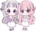 可愛いデフォルメ全身イラスト描きます もちもち！全身デフォルメ♡あなたオリジナル♪ イメージ1