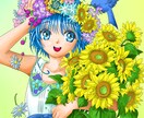 アニメ画やキャラクターデザインをいたします ゲームキャラからアニメキャラまでどんな絵でもお任せください！ イメージ1