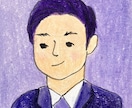 運気カラーの特別な似顔絵アイコンをお作りします 九星気学ブランディングカラー入り手描き似顔絵SNSアイコン用 イメージ6