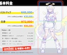 高品質なキャラクターデザイン・立ち絵を制作します どんなキャラ属性にも対応！大手7年のプロが本気で描きます！ イメージ5