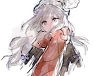 落書きテイストでゆるふわなイラストお描きします 女の子・男の子ok SNSアイコン制作承ります イメージ2