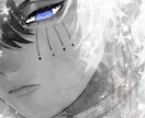 片目メインのドアップのアイコン描きます 片目をメインにした透明感あふれるアイコンを描きます! イメージ10