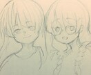 あなたの想像をイラストにします 一回につき3枚、アナログデフォルメイラストです イメージ3