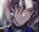 SNS用のアイコンイラスト描きます 背景色差分、表情差分なども対応可！ イメージ4