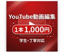 元活動者が格安で動画編集させて頂きます "格安"で動画編集させていただきます!1本1000円x3本 イメージ1