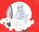 かわいい歌ってみた用イラスト描きます ちょい病み・かわいい女の子を描きます！ イメージ1