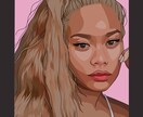 お洒落でPOPな似顔絵描きます SNSアイコンやプレゼントに最適♪ウェルカムボードにも♪ イメージ1