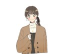 お写真を参考に淡い優しいイラスト描きます 記念日や誕生日に〜女の子のイラストが得意です♪ イメージ3