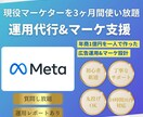 Meta広告の運用代行&マーケ視点で伴走支援します Facebook広告/Instagram広告 イメージ1