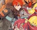 さまざまな用途のカッコイイイラスト作成します アイコンやイラストなど、カッコいいイラストをお届けします イメージ1
