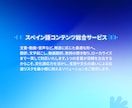 スペイン語の翻訳・動画・音声まで一括サポートします 文書・動画・音声。スペイン語コンテンツを用途に合わせて最適化 イメージ2