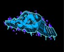 グラフティデザインを描きます 完全オリジナルで描かせていただきます。がんばります。 イメージ4