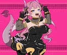 歌ってみた、MV動画・配信画を制作します 各種ご希望に合わせたイラストをお届け イメージ4