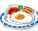飲食店のメニューにあるようなイラストを描きます 飲食業界の方へポップで暖かな雰囲気のフードイラストです。 イメージ4