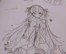 女の子のアイコンをお描きします ゆるふわろりろり、童顔、病み絵系が得意です！ イメージ4