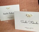 完成品納品✤かわいい席札作成します リボンパールでシンプルかわいいಇ イメージ3