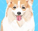 素敵なペット&動物のイラストを描きます ／犬／猫／ペット／お気に入りの動物をお好きな色で彩ります イメージ3