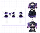 アイドルやコンカフェの衣装デザイン制作します かわいいオリジナル衣装のデザイン提案 イメージ2