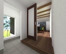 戸建て住宅簡易建築パース作成します イメージしづらい部分をイメージしやすくしましょう イメージ3