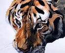 アクリル画の虎の原画描きます 部屋に絵画を飾りたい方、記念にプレゼントしたい方にオススメ イメージ4