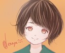 ふんわり髪の毛のイラストお描きします サイズ自由ですアイコンやヘッダーなどに イメージ1