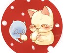 柔らかい鉛筆タッチのミニキャラ描きます あなただけのデフォルメイラストを作成。グッズ、アイコンにも イメージ5