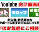 動画編集代行♪１月中お試し価格で承ります はじめての方でも精神誠意サポート！まずはご相談から♪ イメージ1
